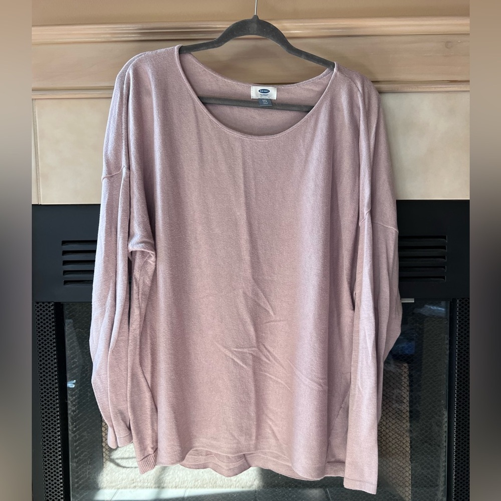 Women's XXL Taupe/Mauve Sweater